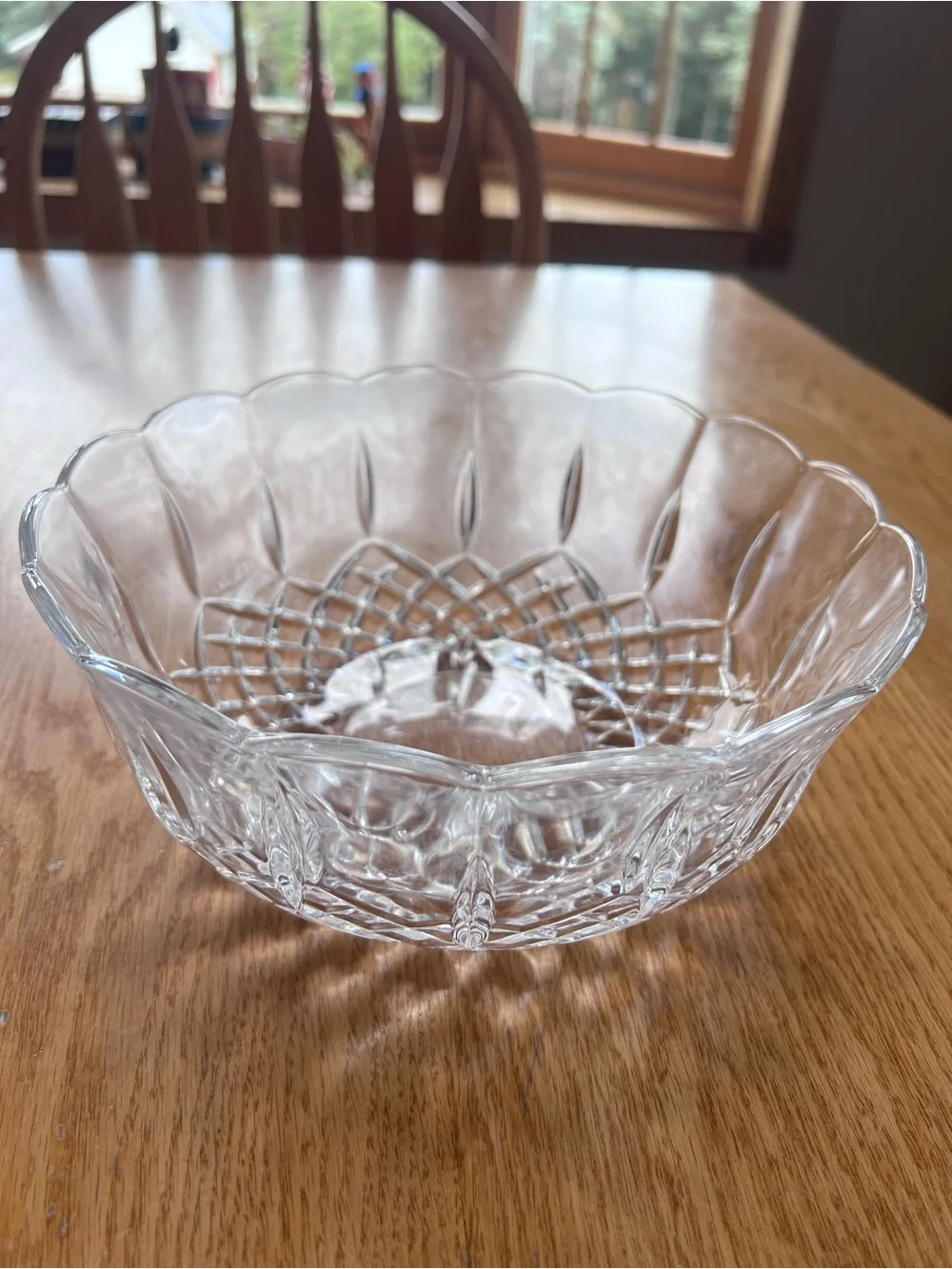 Vintage Royal Crystal Rock Opera pattern 9 inch round serving bowl made in Italy